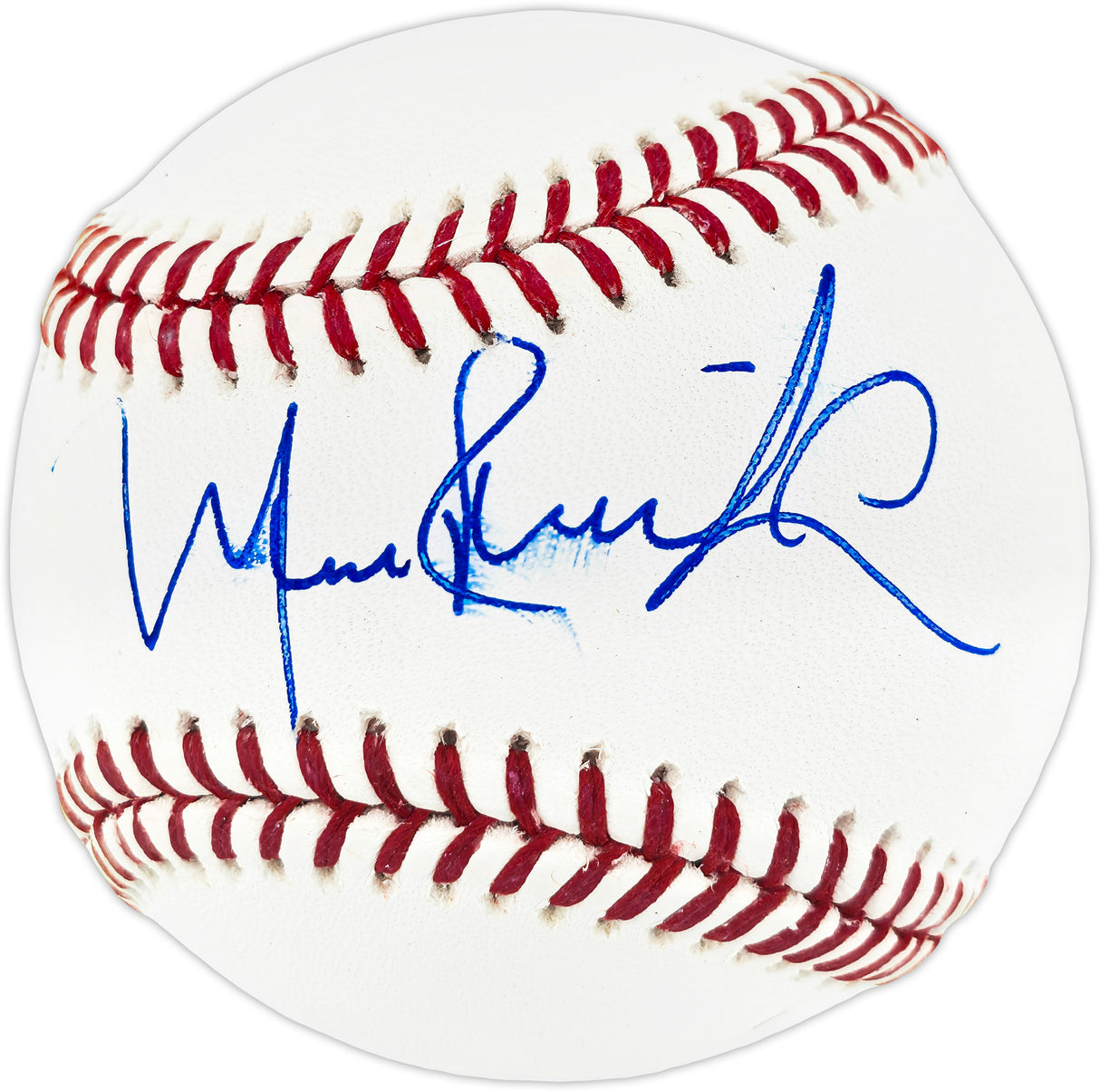 Manny Ramirez Autographed Official MLB Baseball Boston Red Sox Full Name Beckett BAS Witness #2W628749