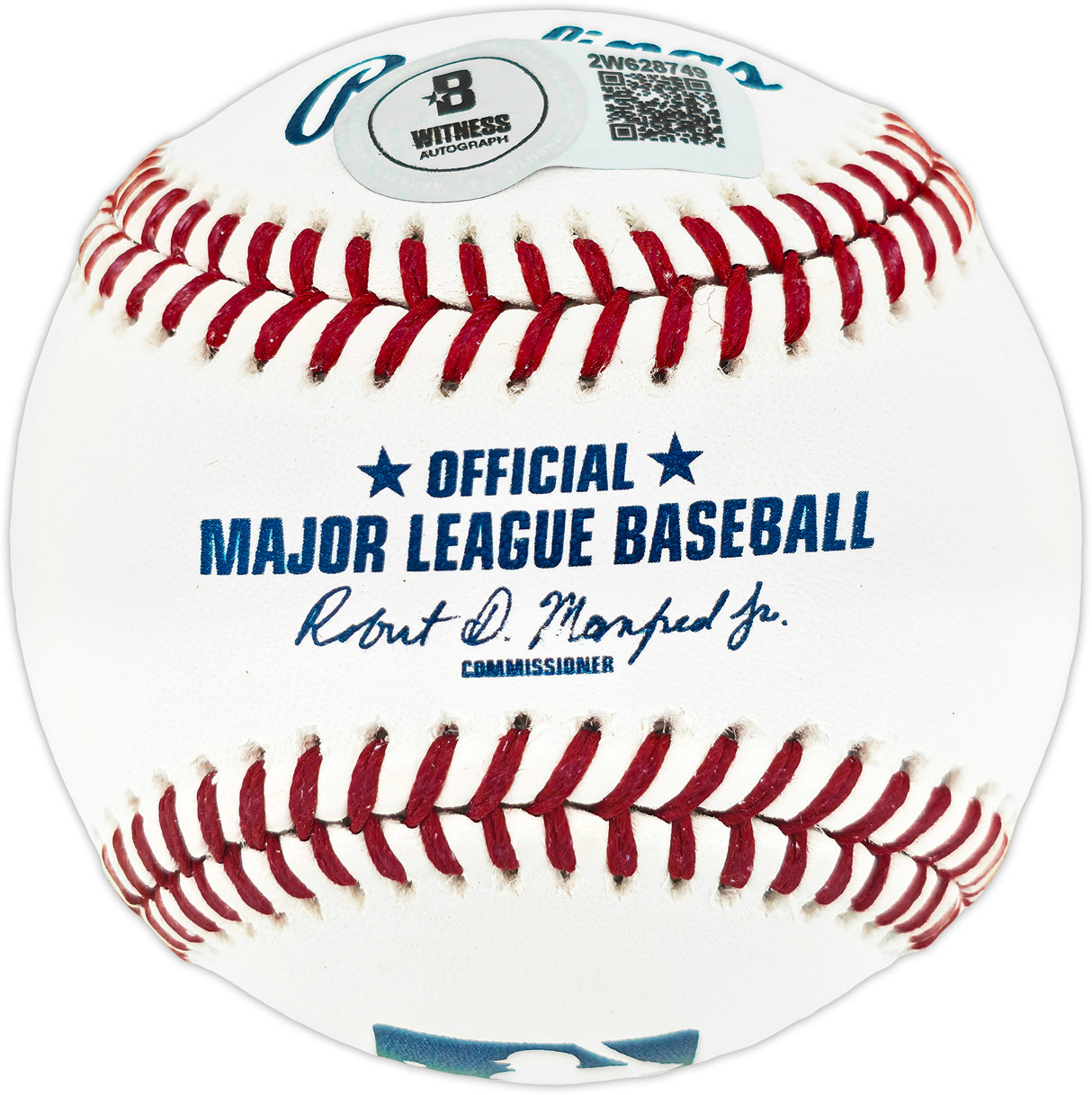Manny Ramirez Autographed Official MLB Baseball Boston Red Sox Full Name Beckett BAS Witness #2W628749