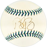 Bret Boone Autographed Official 2001 All Star Game Logo Baseball Seattle Mariners MCS Holo #87021