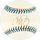 Bret Boone Autographed Official 2001 All Star Game Logo Baseball Seattle Mariners MCS Holo #87021