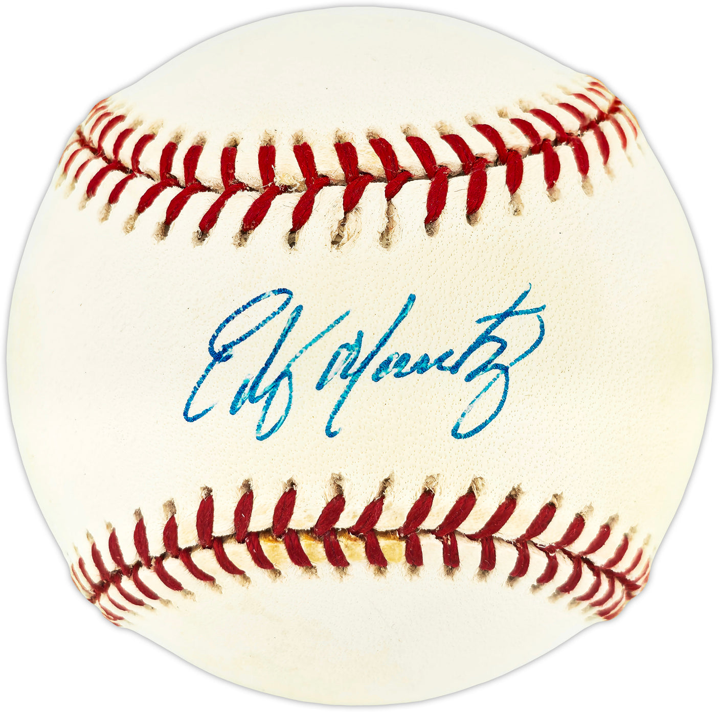 Edgar Martinez Autographed Official AL Baseball Seattle Mariners MCS Holo #64054