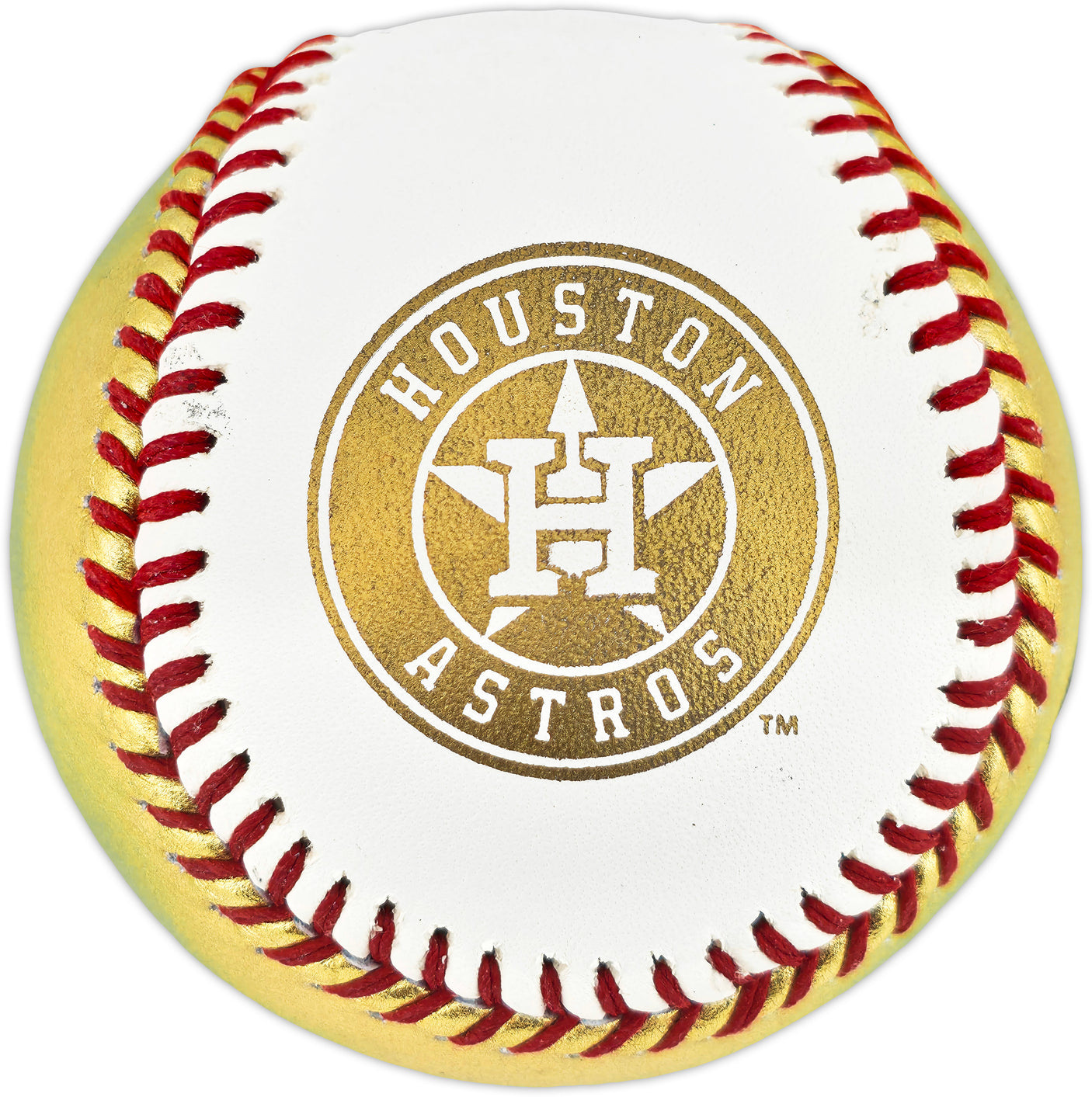 Framber Valdez Autographed Official Gold 2022 World Series Logo Baseball Houston Astros Beckett BAS Witness #W539261