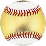 Framber Valdez Autographed Official Gold 2022 World Series Logo Baseball Houston Astros Beckett BAS Witness #W539262