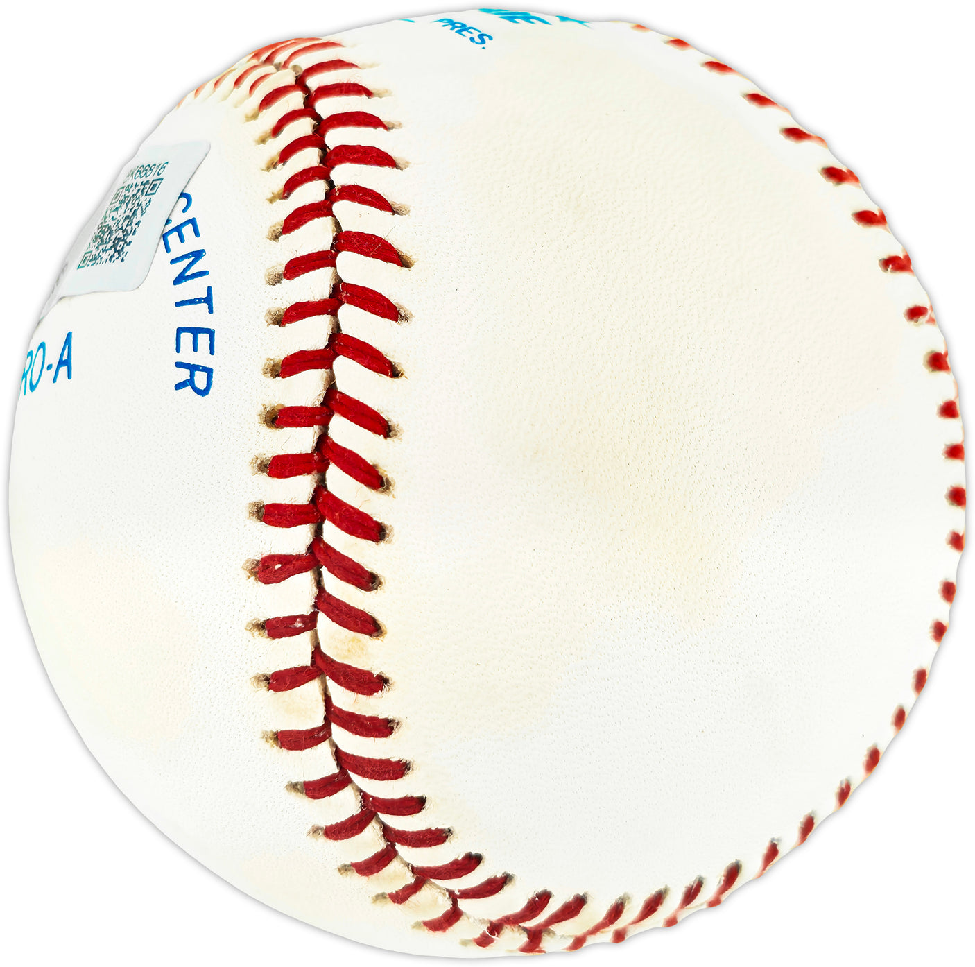 Eddie Mathews Autographed Official AL Baseball Milwaukee Braves Beckett BAS QR #BK66816