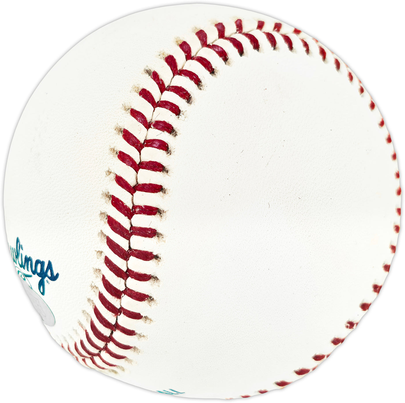 Edgar Martinez Autographed Official 2019 Hall of Fame Logo MLB Baseball Seattle Mariners MCS Holo #64032