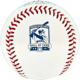 Edgar Martinez Autographed Official 2019 Hall of Fame Logo MLB Baseball Seattle Mariners MCS Holo #64033