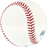 Edgar Martinez Autographed Official 2019 Hall of Fame Logo MLB Baseball Seattle Mariners MCS Holo #64033