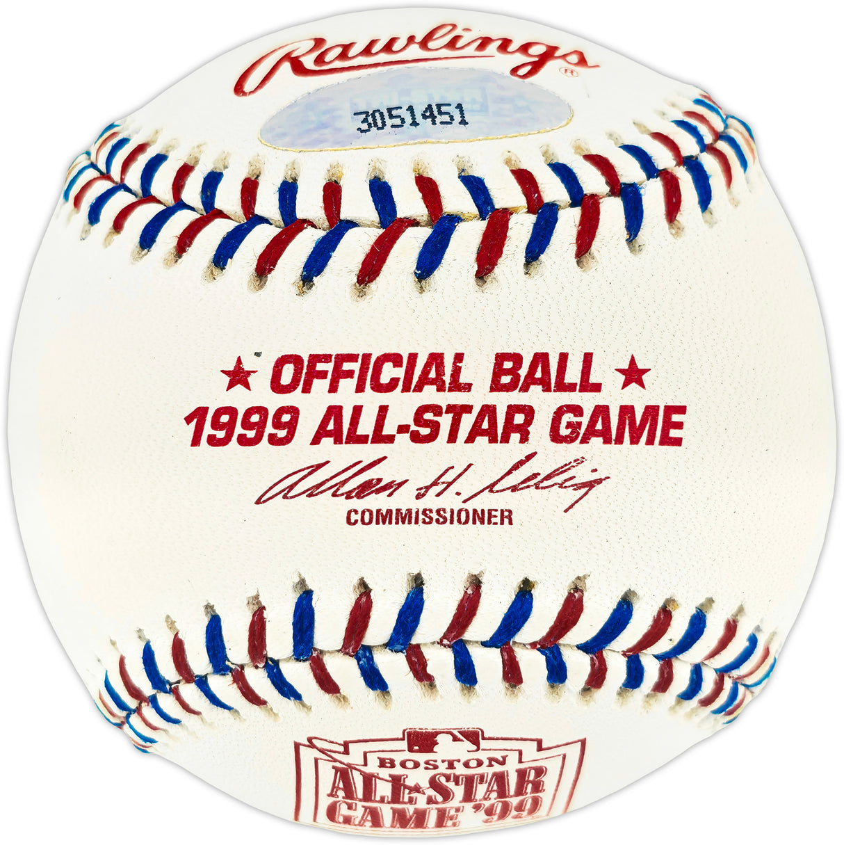 Luis Tiant Autographed Official 1999 All Star Game Logo Baseball Boston Red Sox Tristar Holo #3051451