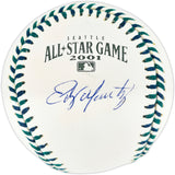 Edgar Martinez Autographed Official 2001 All Star Game Logo Baseball Seattle Mariners MCS Holo #64031