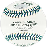 Edgar Martinez Autographed Official 2001 All Star Game Logo Baseball Seattle Mariners MCS Holo #64031