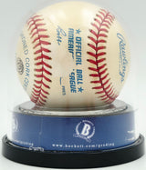 Mickey Mantle Autographed Official AL Baseball New York Yankees Auto Grade Mint 9 "No 7." Beckett BAS #17801733