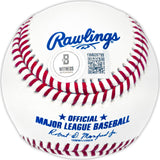 Corbin Burns Autographed Official MLB Baseball Arizona Diamondbacks Beckett BAS Witness Stock #230179