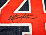 Team USA Christian Laettner Autographed Blue Jersey JSA Stock #215710