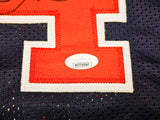 Team USA Christian Laettner Autographed Blue Jersey JSA Stock #215710