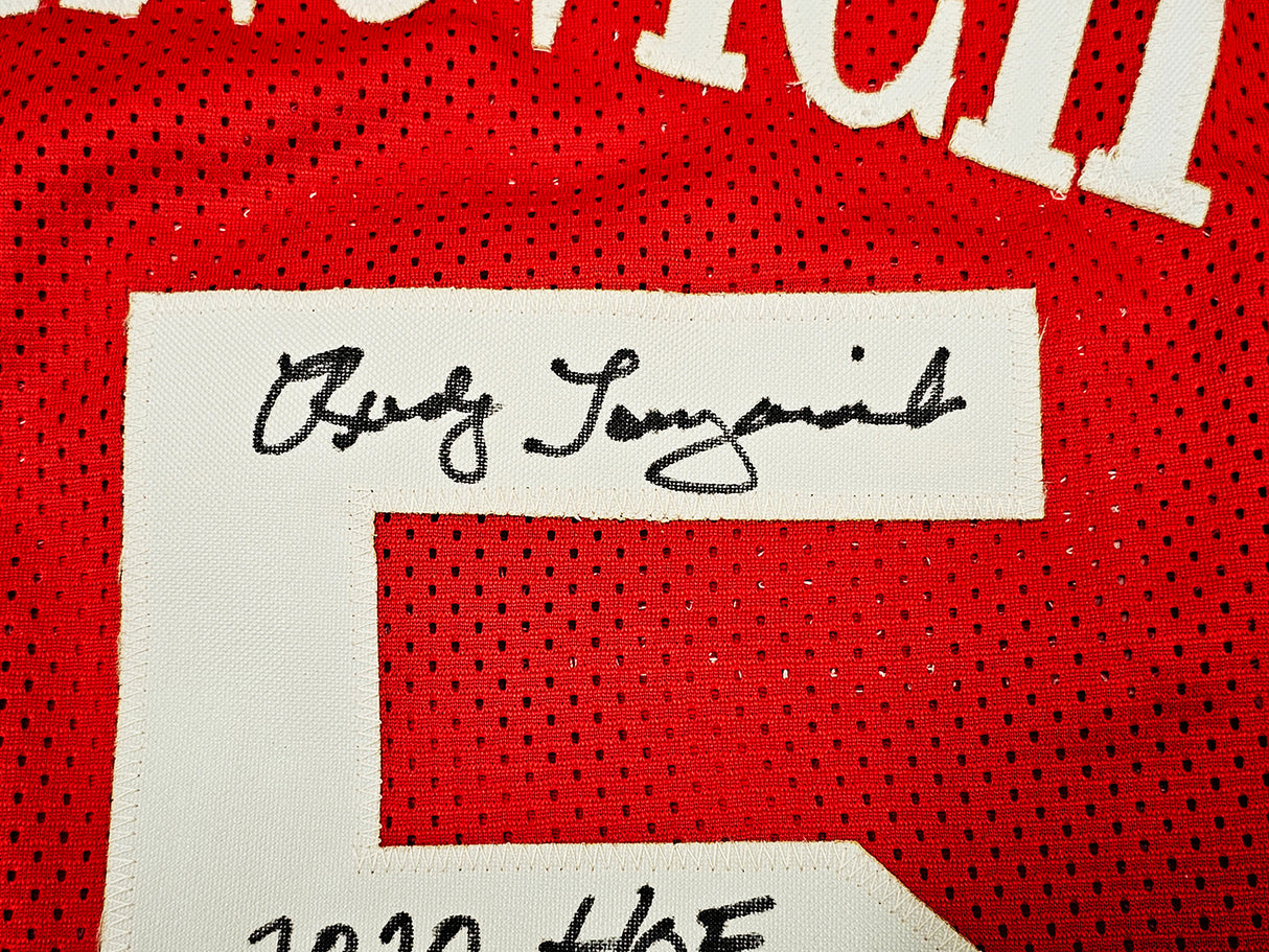 Houston Rockets Rudy Tomjanovich Autographed Red Jersey "2020 HOF" JSA Stock #215753