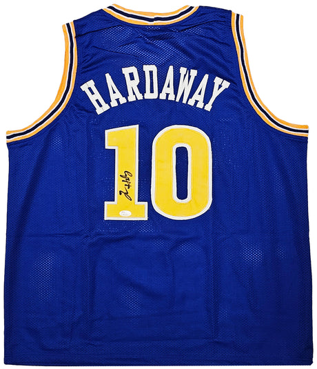 Golden State Warriors Tim Hardaway Autographed Blue Jersey JSA Stock #215723
