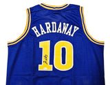 Golden State Warriors Tim Hardaway Autographed Blue Jersey JSA Stock #215723