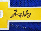 Golden State Warriors Tim Hardaway Autographed Blue Jersey JSA Stock #215723