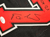 Chicago Bulls Toni Kukoc Autographed Black Jersey "HOF 21" JSA Stock #215751