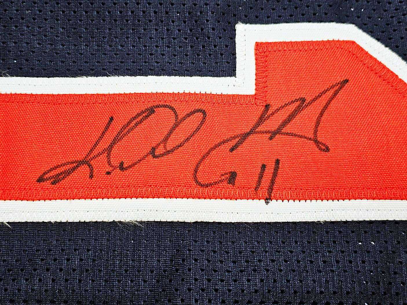 Team USA Karl Malone Autographed Blue Jersey JSA Stock #215760