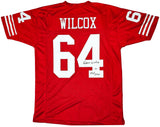San Francisco 49ers Dave Wilcox Autographed Red Jersey "HOF 2000" PSA/DNA Stock #215774