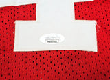 Houston Rockets Hakeem Olajuwon Autographed Red Jersey The Dream JSA Stock #215698