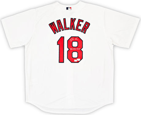 St. Louis Cardinals Jordan Walker Autographed White Nike Jersey Size XL "MLB Debut 3-30-23" Fanatics Holo Stock #215798