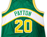 Seattle Supersonics Gary Payton Autographed Green Jersey "The Glove" JSA Stock #215766