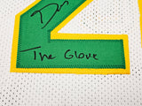 Seattle Supersonics Gary Payton Autographed White Jersey "The Glove" JSA Stock #215727