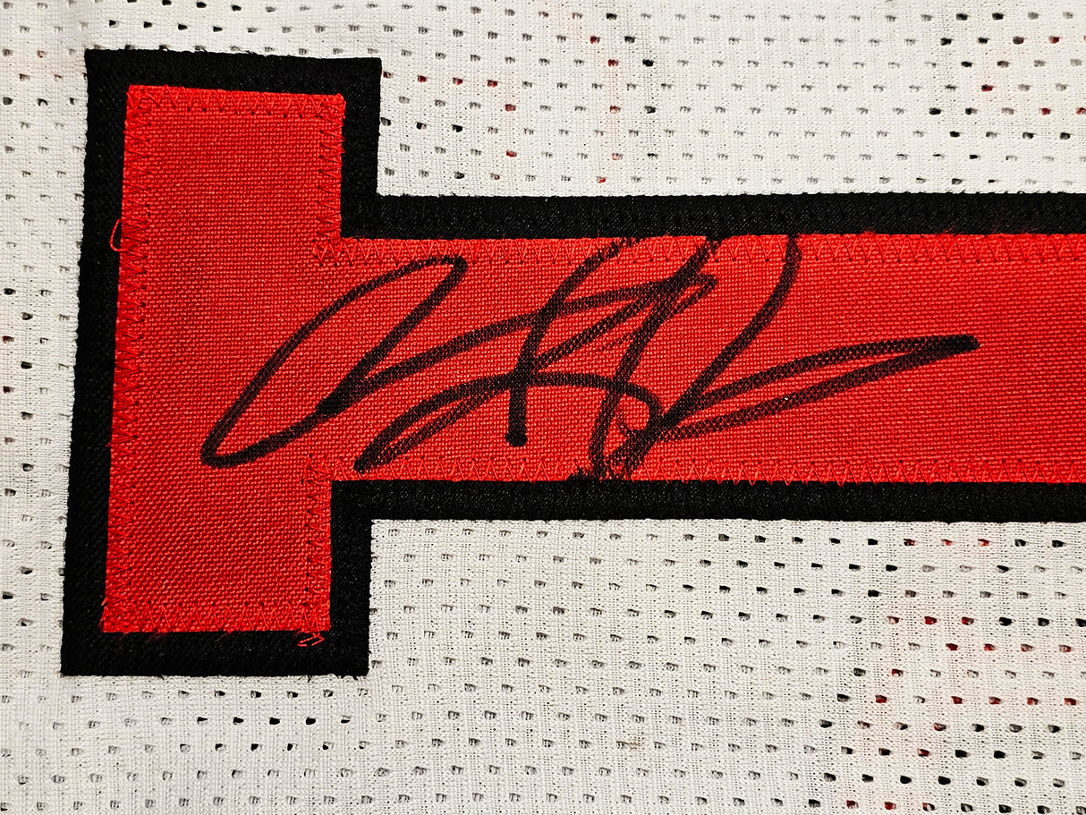 Chicago Bulls Dennis Rodman Autographed White Jersey JSA Stock #215738