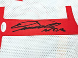 Atlanta Hawks Dominique Wilkins Autographed White Jersey "HOF" JSA Stock #215700