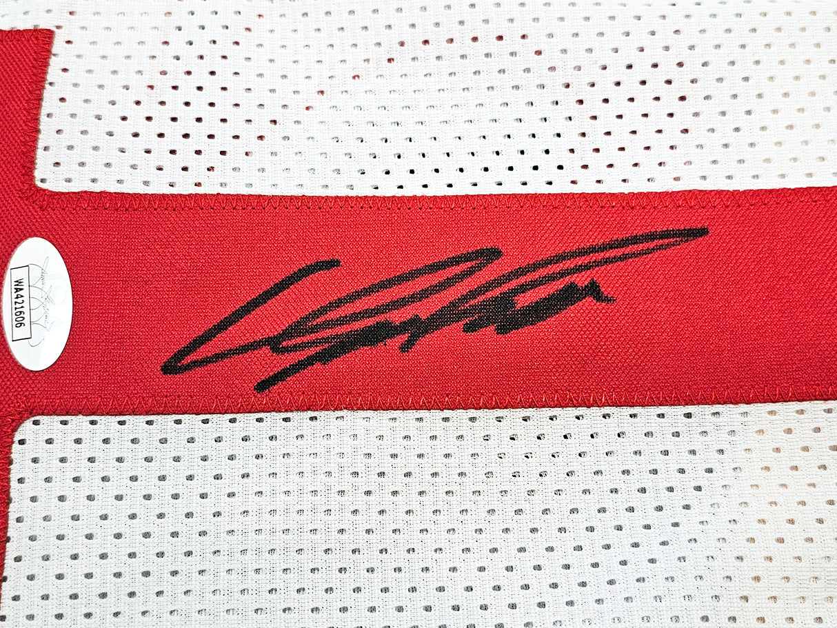 Atlanta Hawks Dominique Wilkins Autographed White Jersey JSA Stock #215701