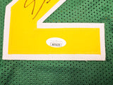 Seattle Supersonics Gary Payton Autographed Green Jersey JSA Stock #215724