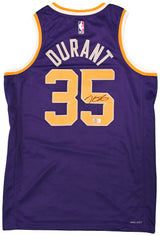 Phoenix Suns Kevin Durant Autographed Purple Nike Icon Edition Jersey Size 48 Beckett BAS QR Stock #215769