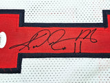 Team USA Karl Malone Autographed White Jersey JSA Stock #215759