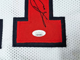 Team USA Karl Malone Autographed White Jersey JSA Stock #215759