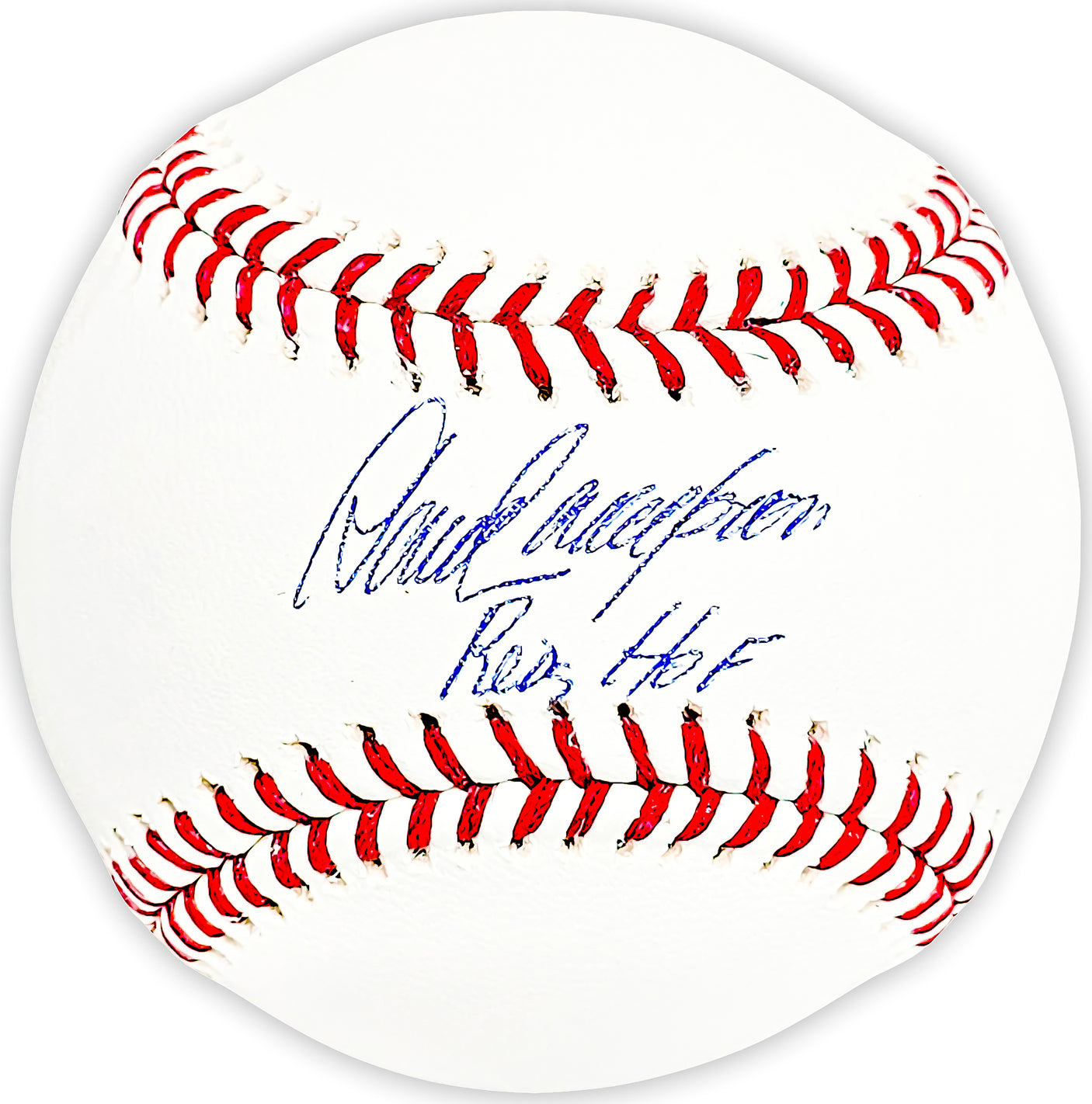Dave Concepcion Autographed Official MLB Baseball Cincinnati Reds "Reds HOF" Beckett BAS Witness Stock #215693