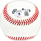 Frank Thomas Autographed Official Hall of Fame HOF Logo MLB Baseball Chicago White Sox Beckett BAS Witness Stock #215876