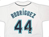 Seattle Mariners Julio Rodriguez Autographed White Jersey JSA Stock #215865