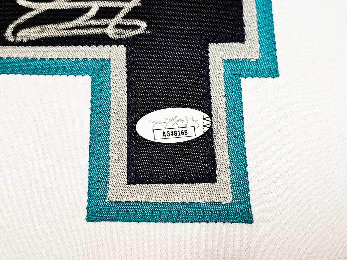 Seattle Mariners Julio Rodriguez Autographed White Jersey JSA Stock #215865