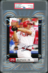 Jim Thome Autographed 4x6 Photo Philadelphia Phillies PSA/DNA Stock #215782