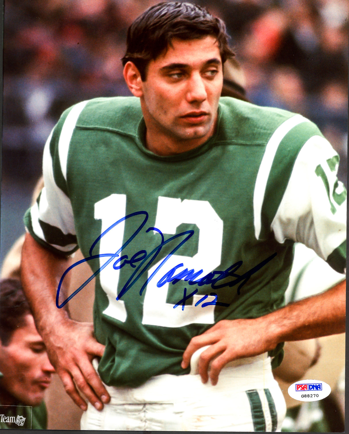 Joe Namath Autographed 8x10 Photo New York Jets PSA/DNA #G88270