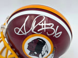 Sean Taylor Autographed Washington Redskins Maroon Red Mini Helmet JSA #ZZ23514