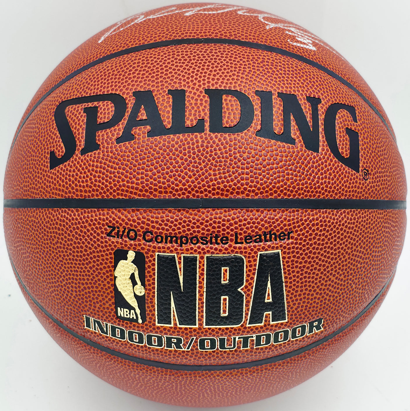 Ben Wallace Autographed Official NBA Leather Basketball Detroit Pistons PSA/DNA #AN83021