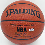 Ben Wallace Autographed Official NBA Leather Basketball Detroit Pistons PSA/DNA #AN83021