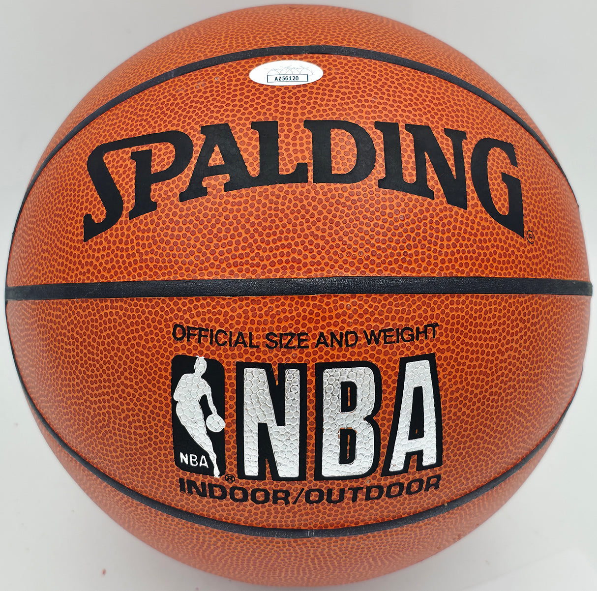 Dave Ellis Autographed Official NBA Leather Basketball San Antonio Spurs JSA #AZ56120