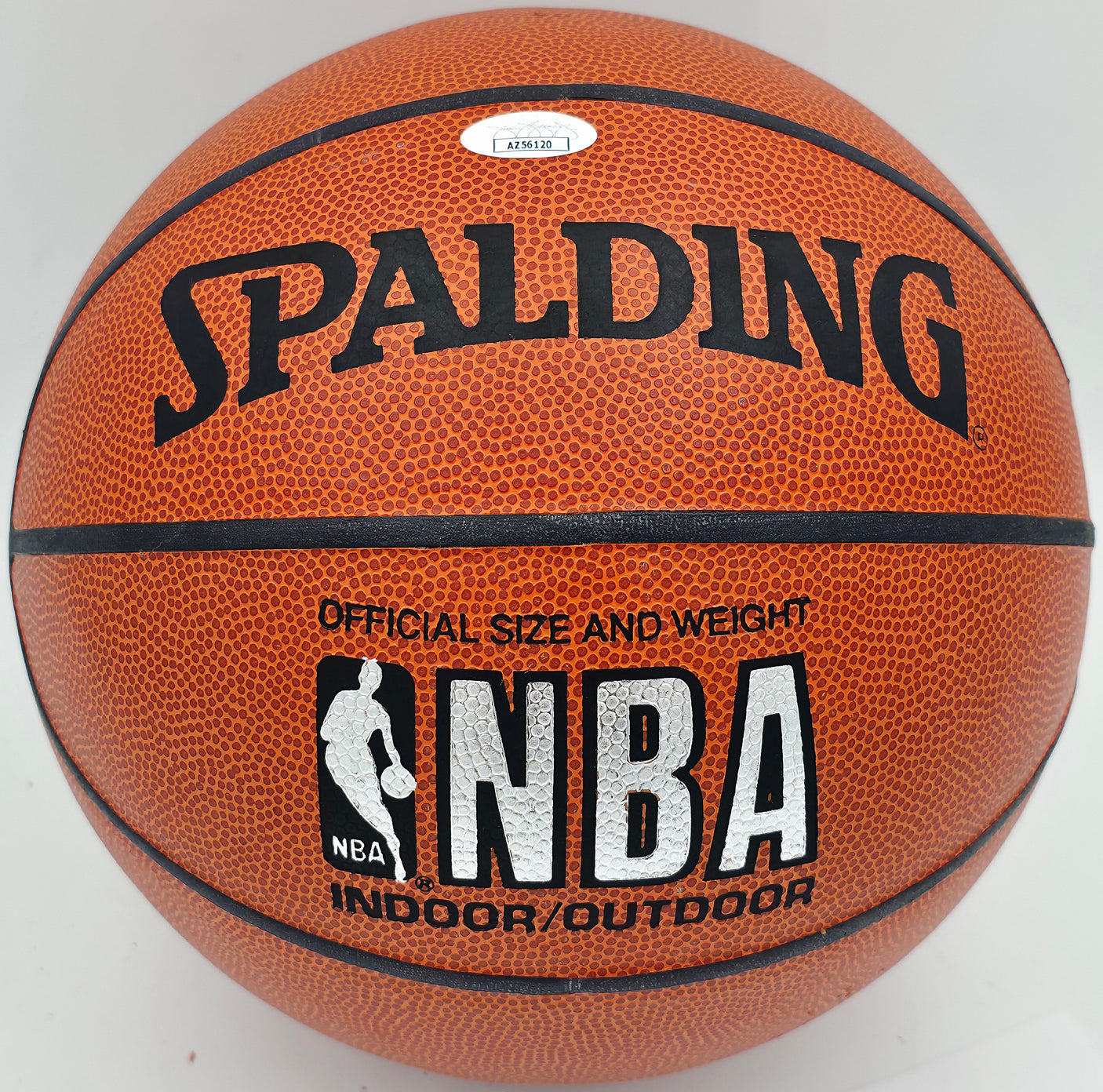 Dave Ellis Autographed Official NBA Leather Basketball San Antonio Spurs JSA #AZ56120
