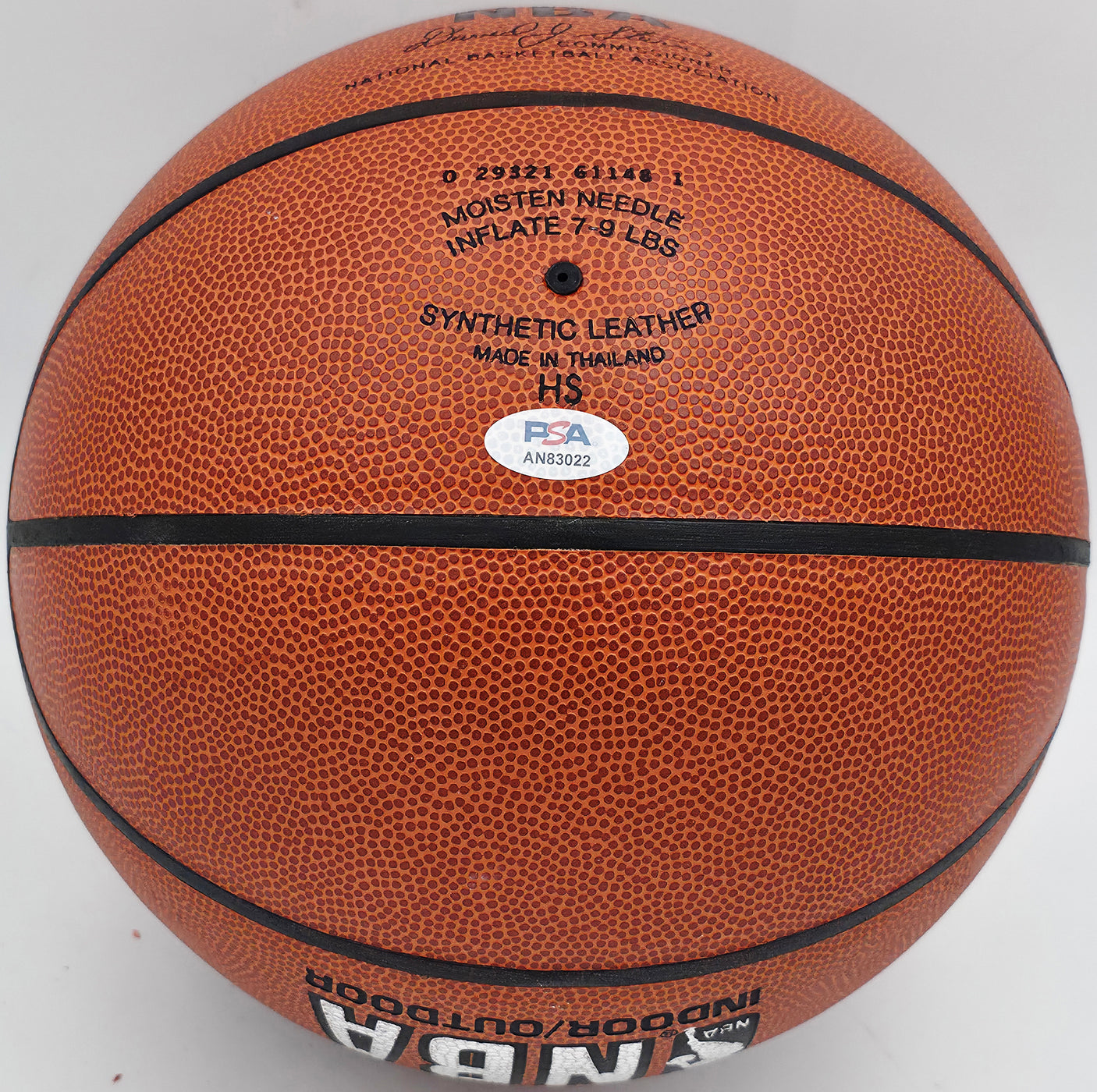 John Wooden Autographed Official NBA Leather Basketball UCLA Bruins "UCLA" PSA/DNA #AN83022