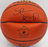 Shawn Kemp Autographed Official NBA Leather Basketball Seattle Supersonics (Flat) JSA #AZ56123