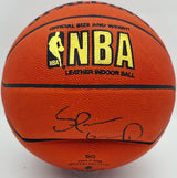 Shawn Kemp Autographed Official NBA Leather Basketball Seattle Supersonics (Flat) JSA #AZ56123